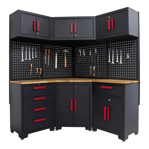 Pcs garage cabinets with - cabinets,