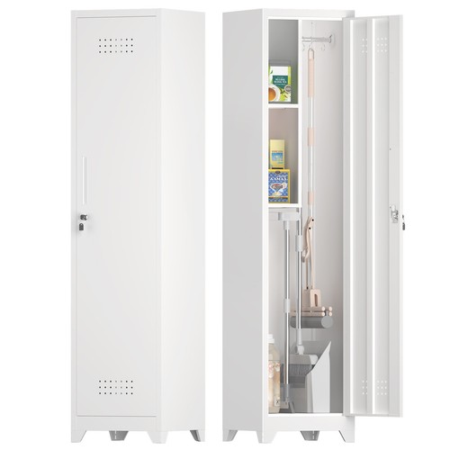 Slim broom storage cabinets - broom,