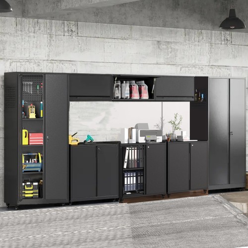 Rolling garage cabinet set - cabinet,